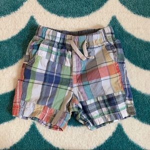BabyGap Plaid Patchwork Shorts (Multi) Size 2T